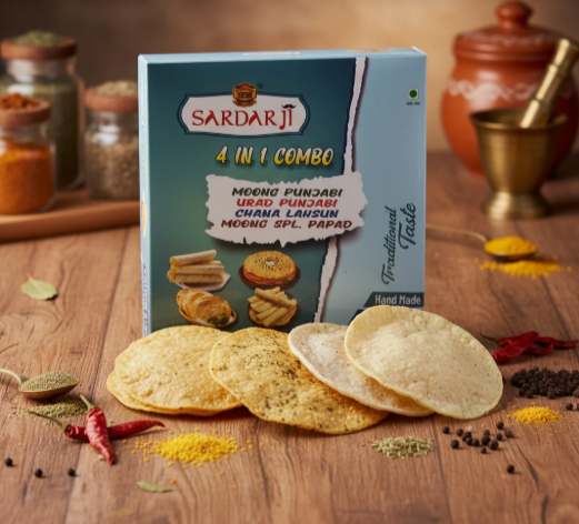 Sardar Ji Papad 4in1 Combo Pack